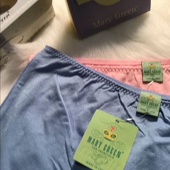 7 pairs Mary Green Silk Pantys XL - Picture 2 of 3